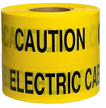Underground utility protection tape