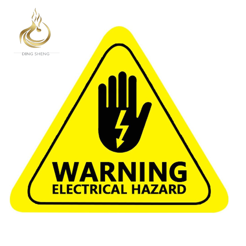 Danger Electrical Hazard Voltage Shock Warning Label Sticker